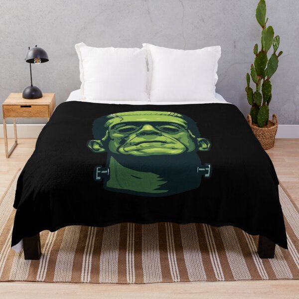 Item preview, Frankenstein monster head illustration for Halloween designed and sold by champkppwc.
