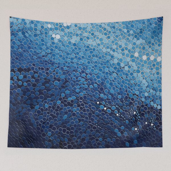 Item preview, Aboriginal Inspired Dot Art - Native Aquatic Beauty designed and sold by GrinGalore.