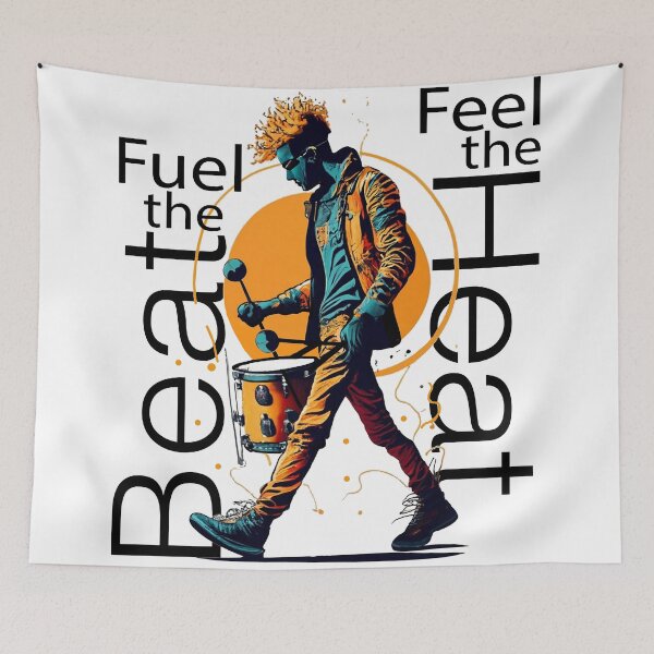 Item preview, Fuel the Beat - Feel the Heat designed and sold by Concept-Hub.