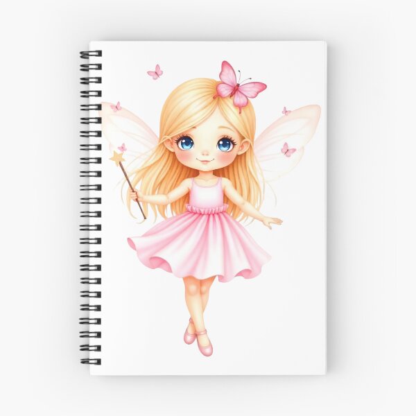 Item preview, Pink Fairy with Butterfly Friends – Magical Kids T-Shirt by FunscapeHQ designed and sold by FunscapeHQ.
