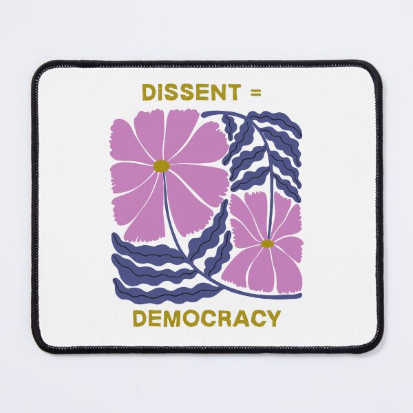 Item preview, Dissent = Democracy Purple designed and sold by Artichoke Press.