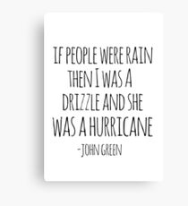 If People Were Rain Canvas Print