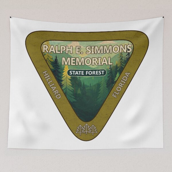 Item preview, Ralph E. Simmons Memorial State Forest, Hilliard, Florida, Forest Design designed and sold by Wanderful-roads.