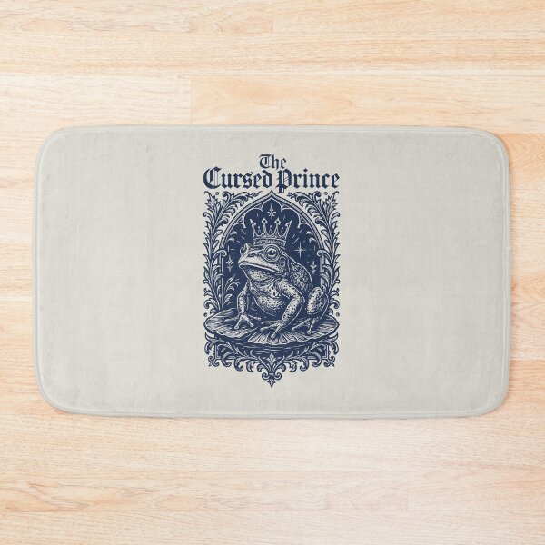 Item preview, Blackletter 'The Cursed Prince' with Teal-Backed Frog designed and sold by SplashTastic.