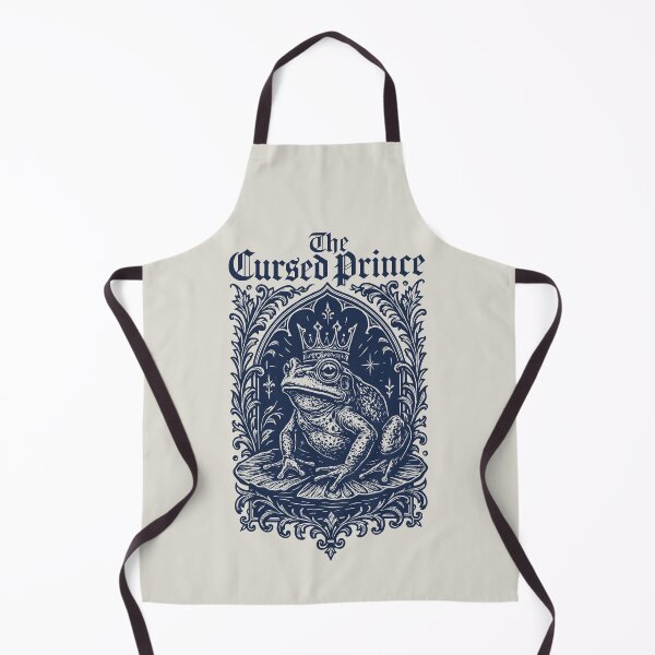 Item preview, Blackletter 'The Cursed Prince' with Teal-Backed Frog designed and sold by SplashTastic.