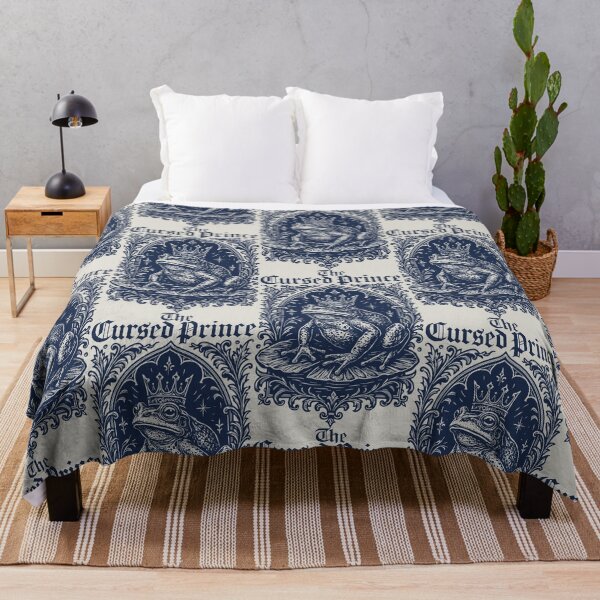 Item preview, Blackletter 'The Cursed Prince' with Teal-Backed Frog designed and sold by SplashTastic.