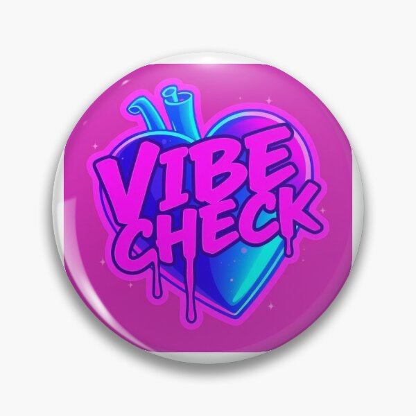 Item preview, Vibe Check Neon Heart Sticker designed and sold by EchoFrames.