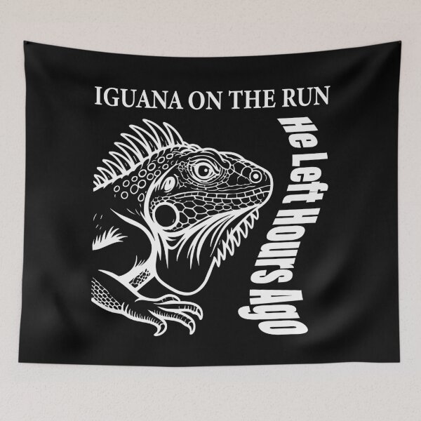 Item preview, Runaway Iguana – Happy Stroll Through the City_BK designed and sold by AckeeWolf.