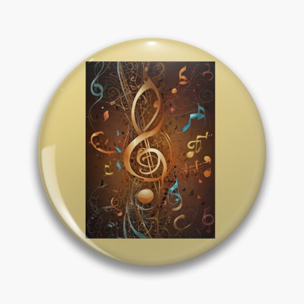 Item preview, Musical-Notes-Flowing-Pattern-Print-Design designed and sold by PeakeAndrew43.