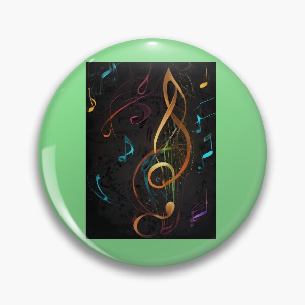 Item preview, Musical-Notes-Flowing-Pattern-Print-Design designed and sold by PeakeAndrew43.