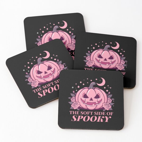 Item preview, The Soft Side of Spooky – Cute Pink Pumpkin Aesthetic Halloween T-Shirt designed and sold by Graphic Therapist.