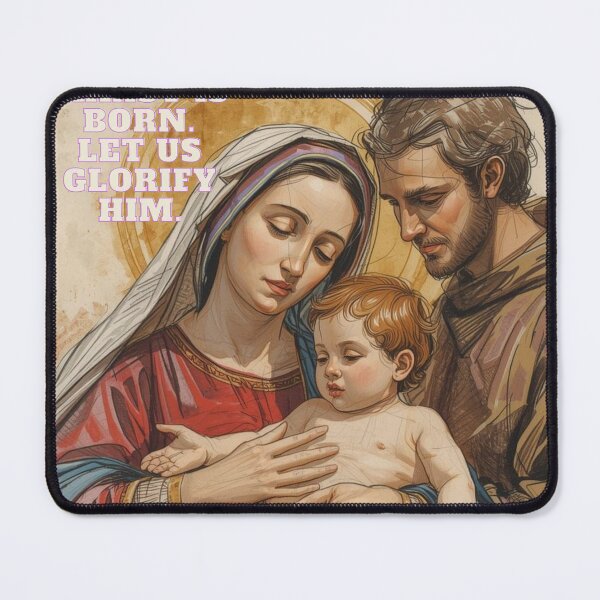 Item preview, Christ is born. Let us glorify Him. designed and sold by ValeriaStudio.