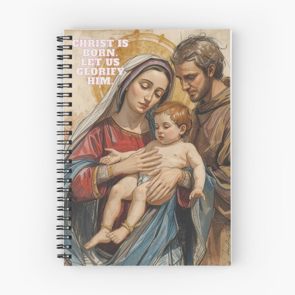 Item preview, Christ is born. Let us glorify Him. designed and sold by ValeriaStudio.
