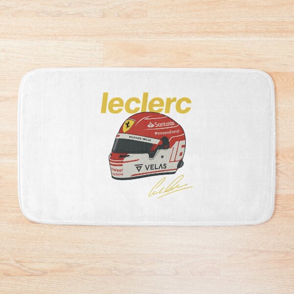 Item preview, Charles Leclerc Ferrari Helmet Illustration | Formula 1 Motorsport Art designed and sold by CRacing Motorsport Club.