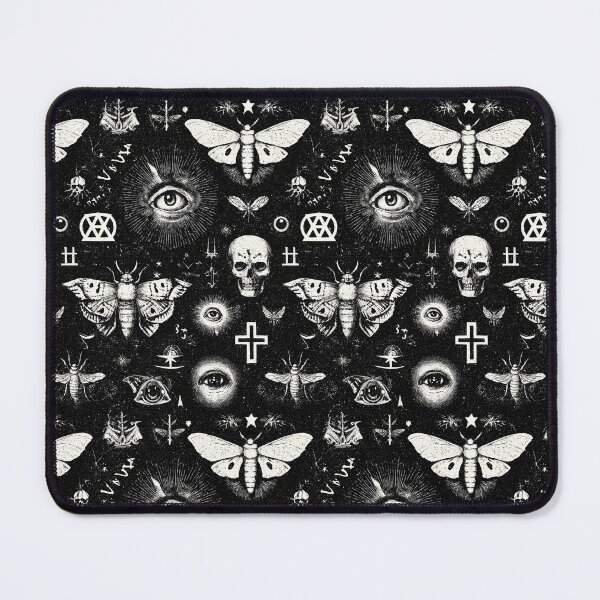 Item preview, Alchemical pattern with providence eye, a moth, and symbols. designed and sold by Piotrek0001.