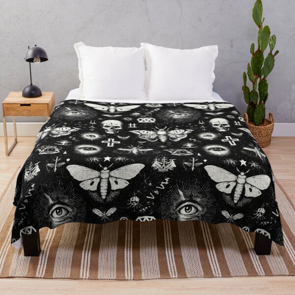 Item preview, Alchemical pattern with providence eye, a moth, and symbols. designed and sold by Piotrek0001.