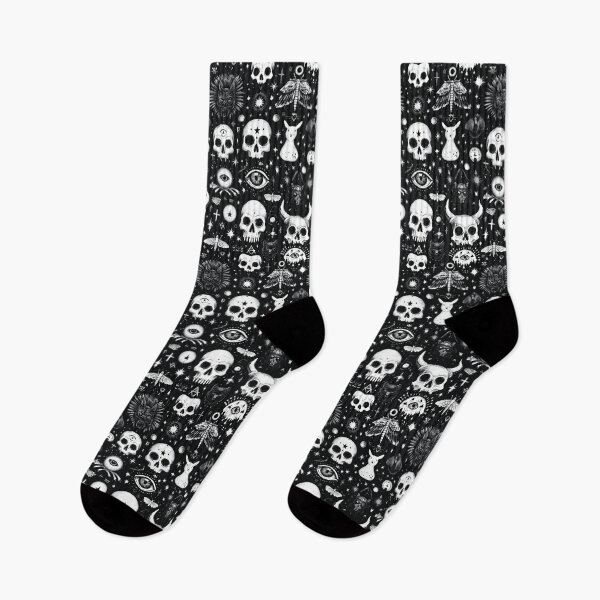 Item preview, Chaotic esoteric pattern with an owl, eye, and skulls. designed and sold by Piotrek0001.