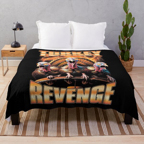 Item preview, Funny Thanksgiving Turkey Revenge Vintage Bootleg Rap designed and sold by GrandeDuc.
