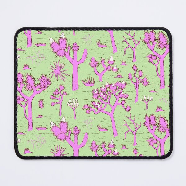 Item preview, Joshua Tree in pastel green and magenta – fresh desert motif with a retro touch designed and sold by colorofmagic.