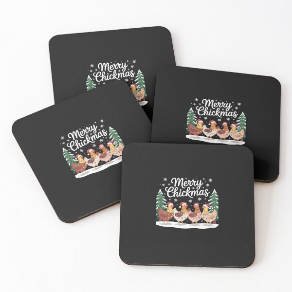 Item preview, Merry Chickmas Funny Christmas Chickens designed and sold by cawtoon.