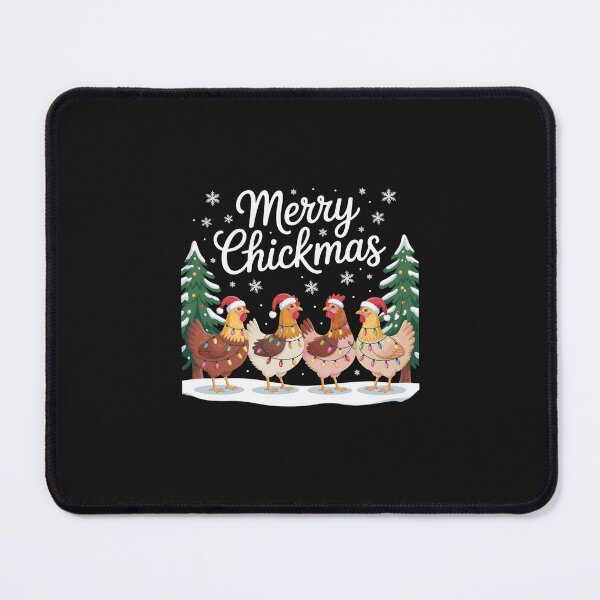 Item preview, Merry Chickmas Funny Christmas Chickens designed and sold by cawtoon.
