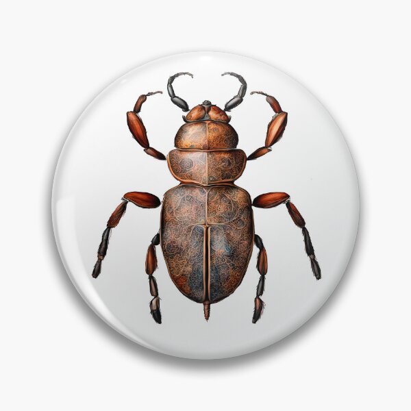 Item preview, Vintage Entomology Beetle Art designed and sold by LanaGustavsson.