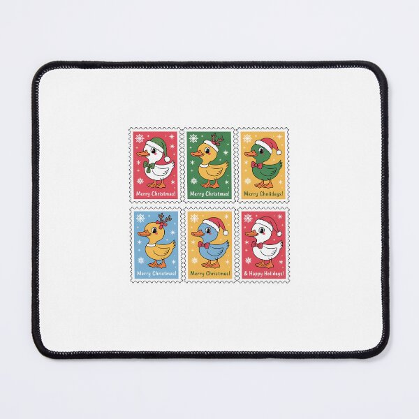 Artikelvorschau, Frohe Weihnachten Ente Briefmarken entworfen und verkauft von cawtoon.