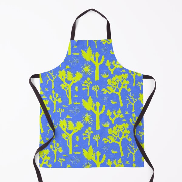 Item preview, Joshua Tree in cobalt blue and neon yellow – vibrant and contrasting designed and sold by colorofmagic.