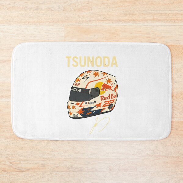 Item preview, Yuki Tsunoda Red Bull Racing Helmet Illustration | Formula 1 Japan Art designed and sold by CRacing Motorsport Club.