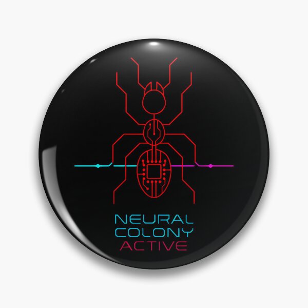 Item preview, Cyberpunk Ant in Red and Magenta Glow designed and sold by SplashTastic.