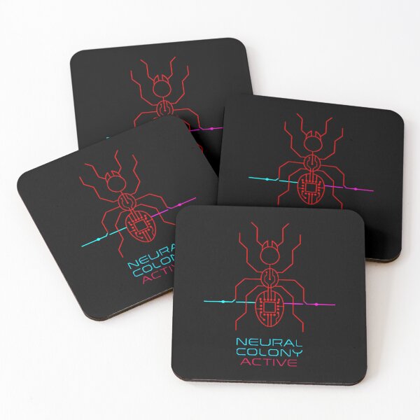 Item preview, Cyberpunk Ant in Red and Magenta Glow designed and sold by SplashTastic.