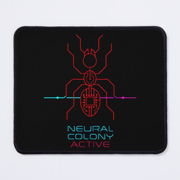 Item preview, Cyberpunk Ant in Red and Magenta Glow designed and sold by SplashTastic.