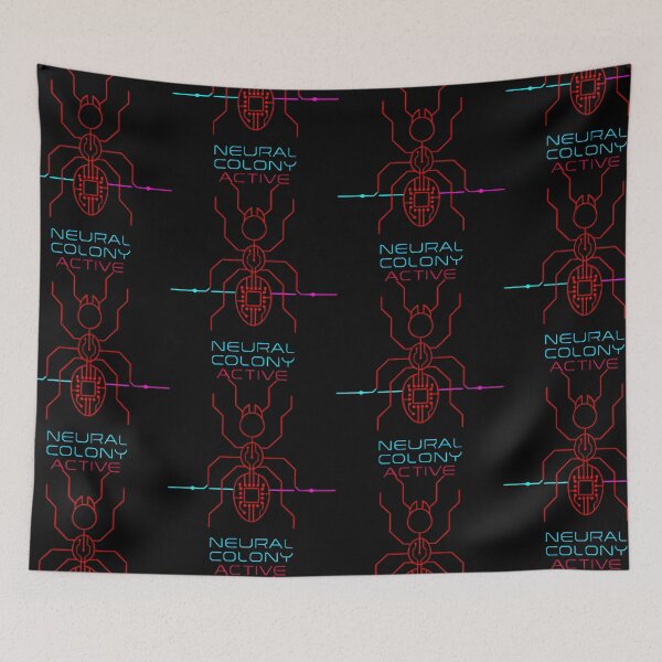 Item preview, Cyberpunk Ant in Red and Magenta Glow designed and sold by SplashTastic.