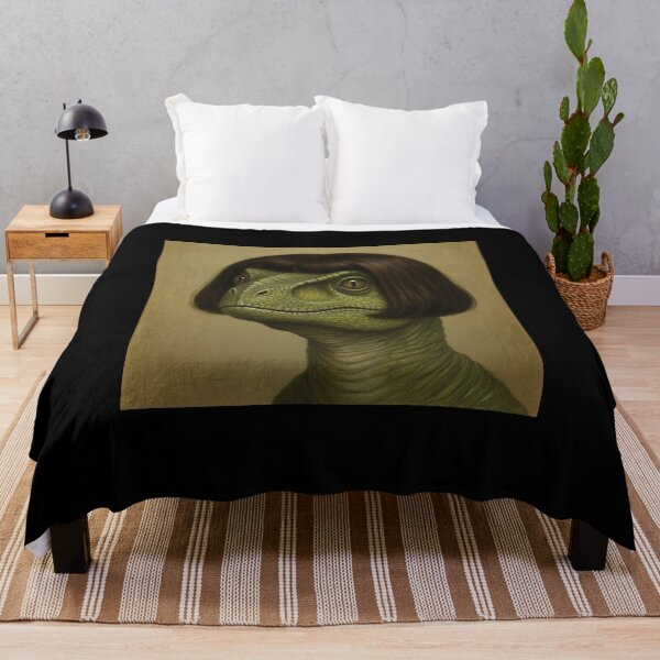 Item preview, Funny Dinosaur With Bob Haircut Prehistoric Comedy Art designed and sold by elderberry.