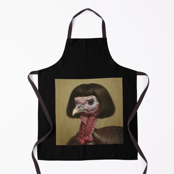 Item preview, Thanksgiving Turkey With Bob Haircut Funny Holiday Art designed and sold by elderberry.