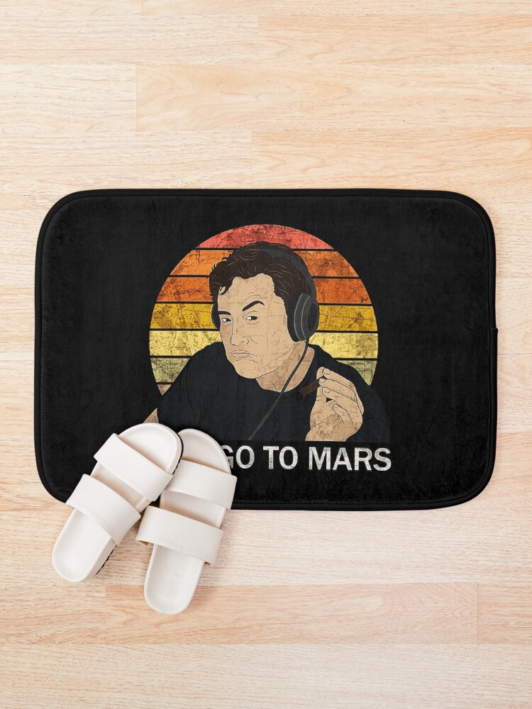 Thumbnail 1 of 6, Bath Mat, Elon Musk designed and sold by clearingthy.