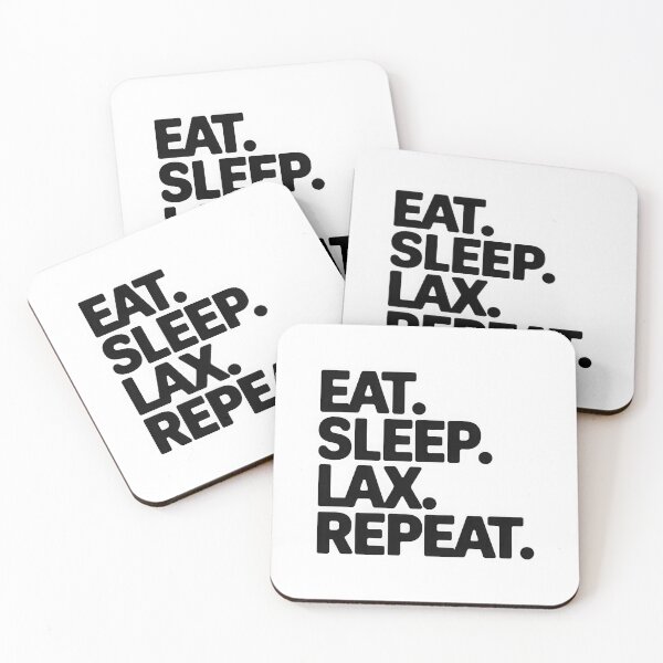 Item preview, Lacrosse EAT SLEEP LAX REPEAT designed and sold by ArtHouseNiklas.
