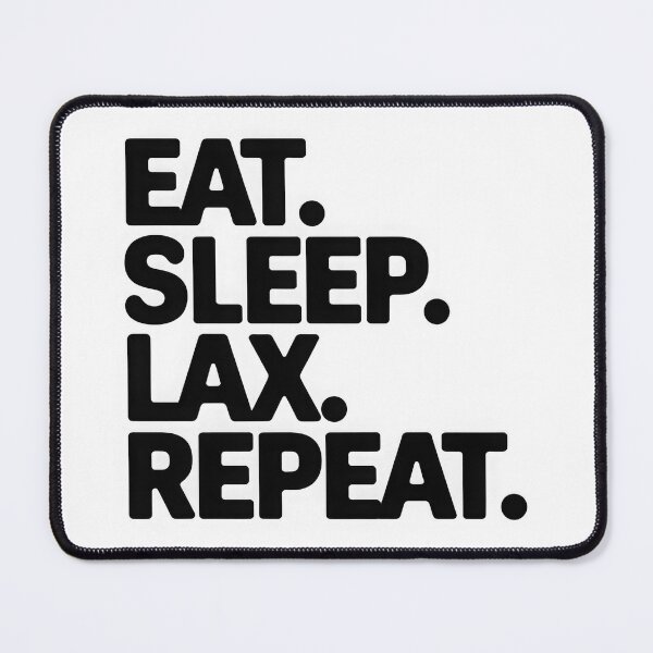 Item preview, Lacrosse EAT SLEEP LAX REPEAT designed and sold by ArtHouseNiklas.