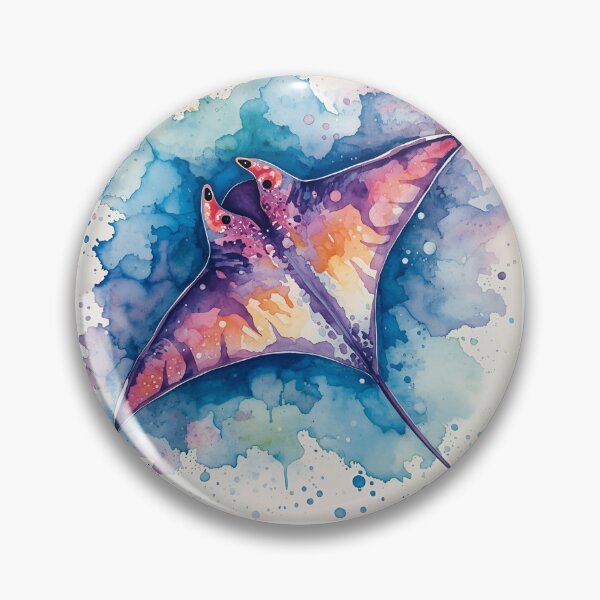 Item preview, Spiritual Manta Ray Coastal Calm designed and sold by ImDrawn8.
