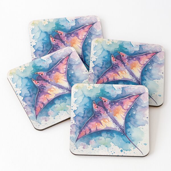 Item preview, Spiritual Manta Ray Coastal Calm designed and sold by ImDrawn8.