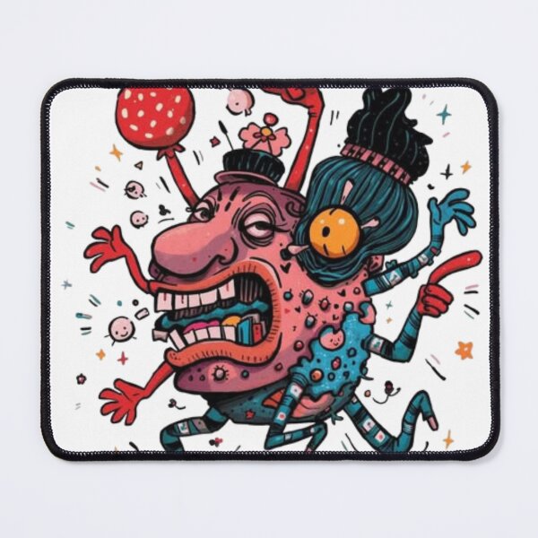 Artikelvorschau, Chaos und Farben – Surreale Monster Illustration entworfen und verkauft von Buble7.