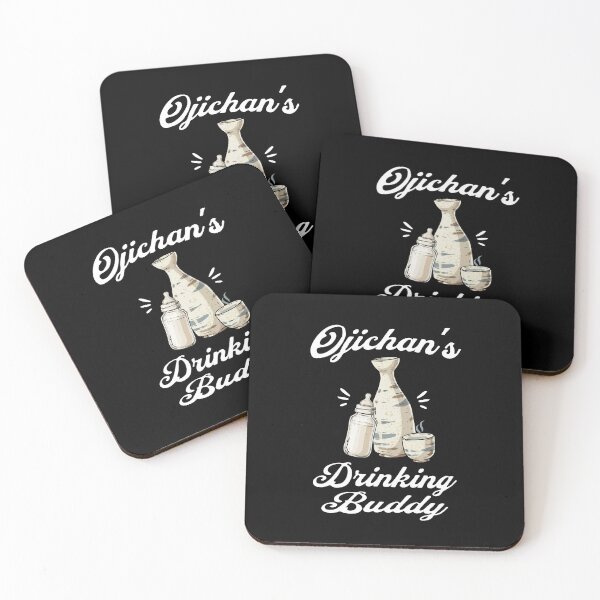 Item preview, Ojichan's Drinking Buddy (Sake Lover) in White Text designed and sold by xxroseate.