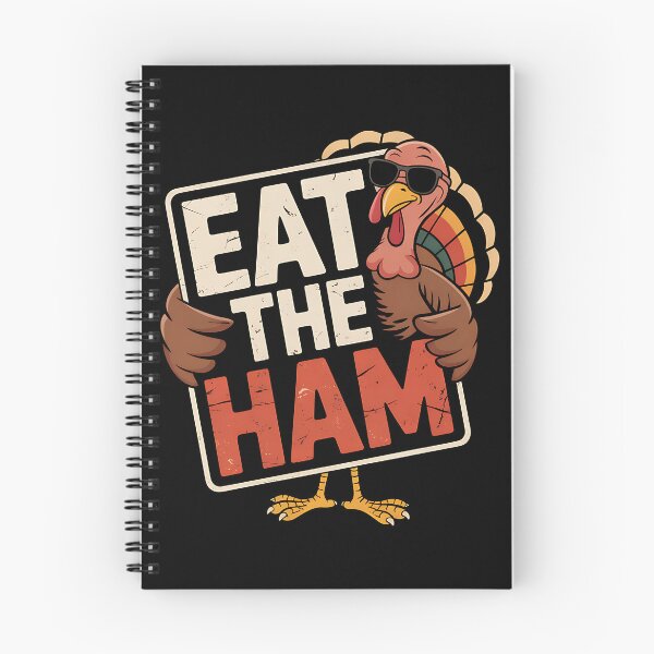 Item preview, Eat The Ham Save a Turkey Funny Thanksgiving Turkey Day designed and sold by BakeryDozen.