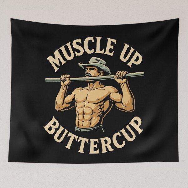 Item preview, Calisthenics Workout Gym Muscle Up Buttercup designed and sold by LuminOrb.