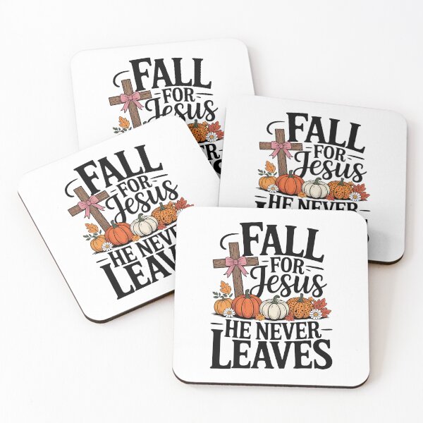 Item preview, Fall for Jesus He Never Leaves Leaves Autumn Christian designed and sold by BakeryDozen.