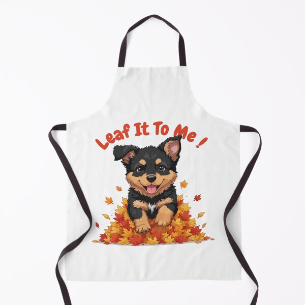 Item preview, Leaf It To Me Beauceron Dog Running in Fall Leaves Cute Autumn designed and sold by The Real Life Symphony.