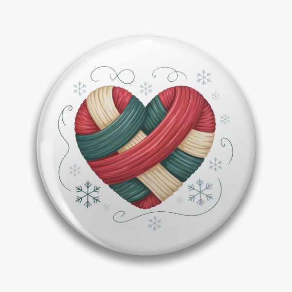 Item preview, Cozy Knitted Christmas Heart Sweater Pattern Design designed and sold by smilesupplyco..