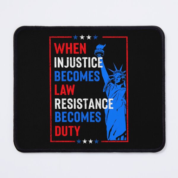 Item preview, When Injustice Becomes Law Resistance Becomes Duty: No Kings designed and sold by RenettaFunky.