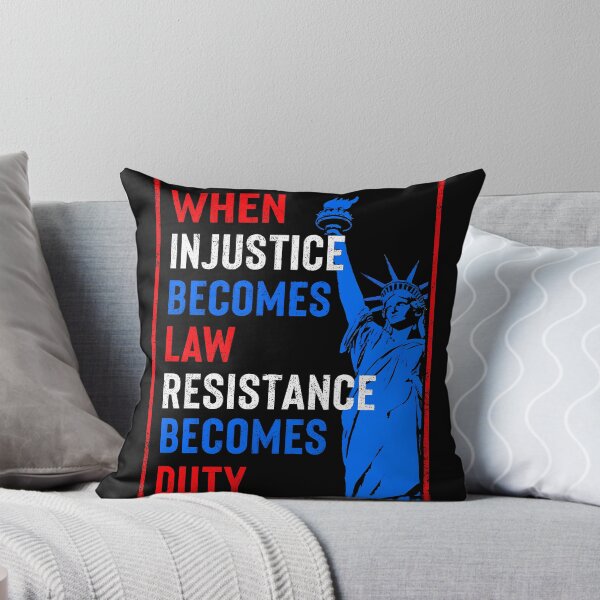 Item preview, When Injustice Becomes Law Resistance Becomes Duty: No Kings designed and sold by RenettaFunky.