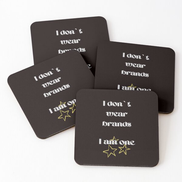 Item preview, "I Don`t Wear Brands, I`m one"  gifts for self-confident people designed and sold by Nikoverse.